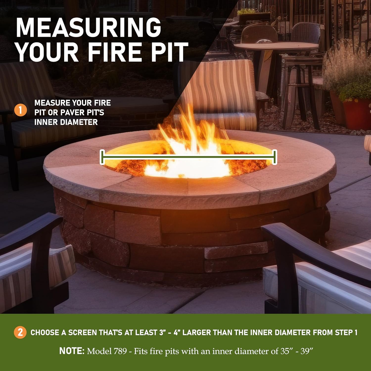 Good Directions Fire Pit Spark Screens, 40