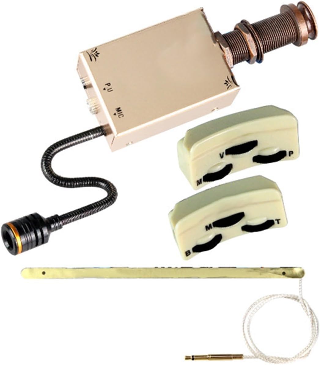 Acoustic Guitar Pickups Classical Acoustic Guitar Pickup Amplifier Portable Accessory Without Drilling