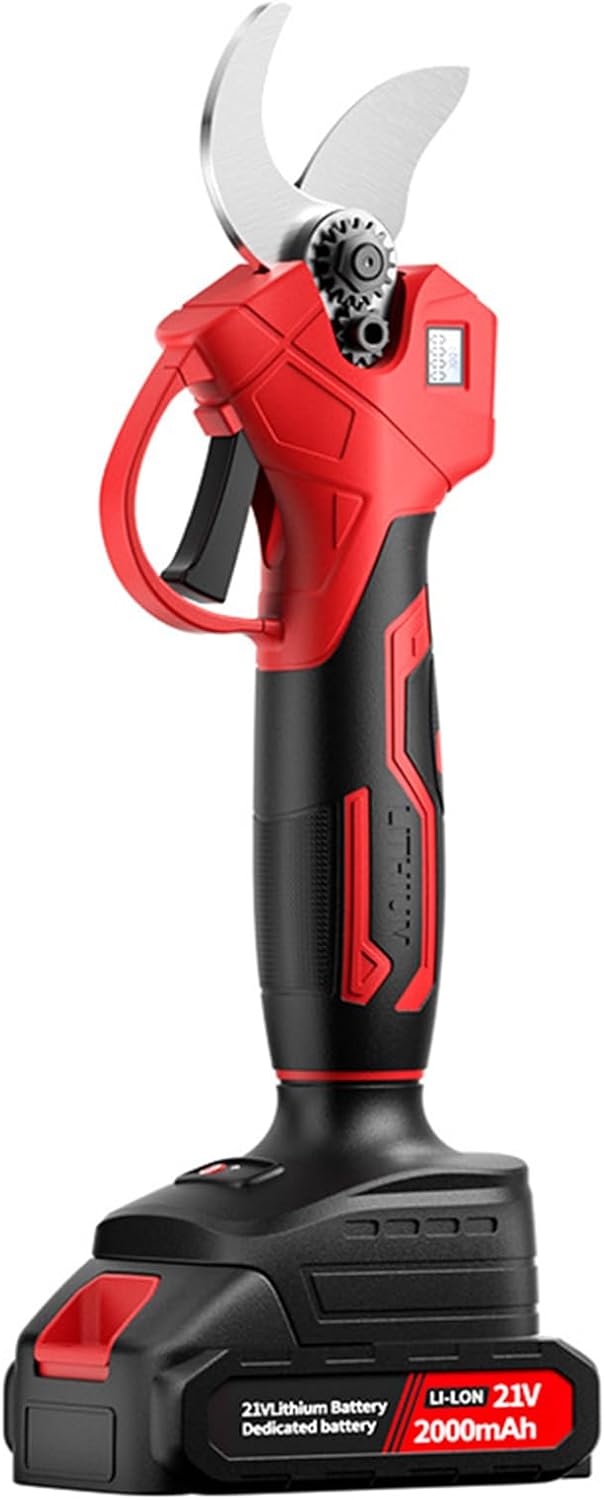 Electric Pruning Shears, 30 Mm (1.2 in) Cut Diameter, with LCD Display for Garden Tree Pruning