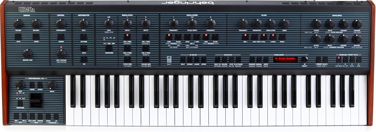 Behringer UB-Xa 16-voice Bi-timbral Polyphonic Analog Synthesizer