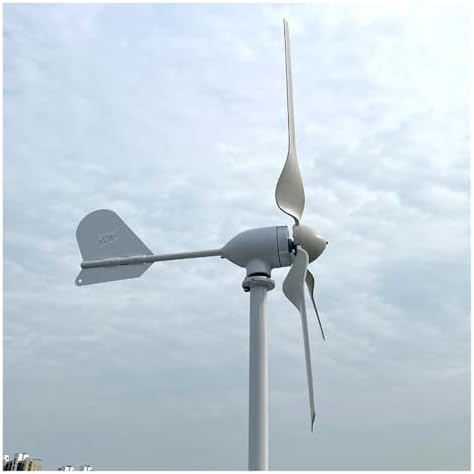 10KW Wind Turbine Generator 10000W - 12V/24V/48V Small Windmill with MPPT Hybrid Controller for Home & Industrial Power Solutions - Efficient Renewable Energy (48V Model)