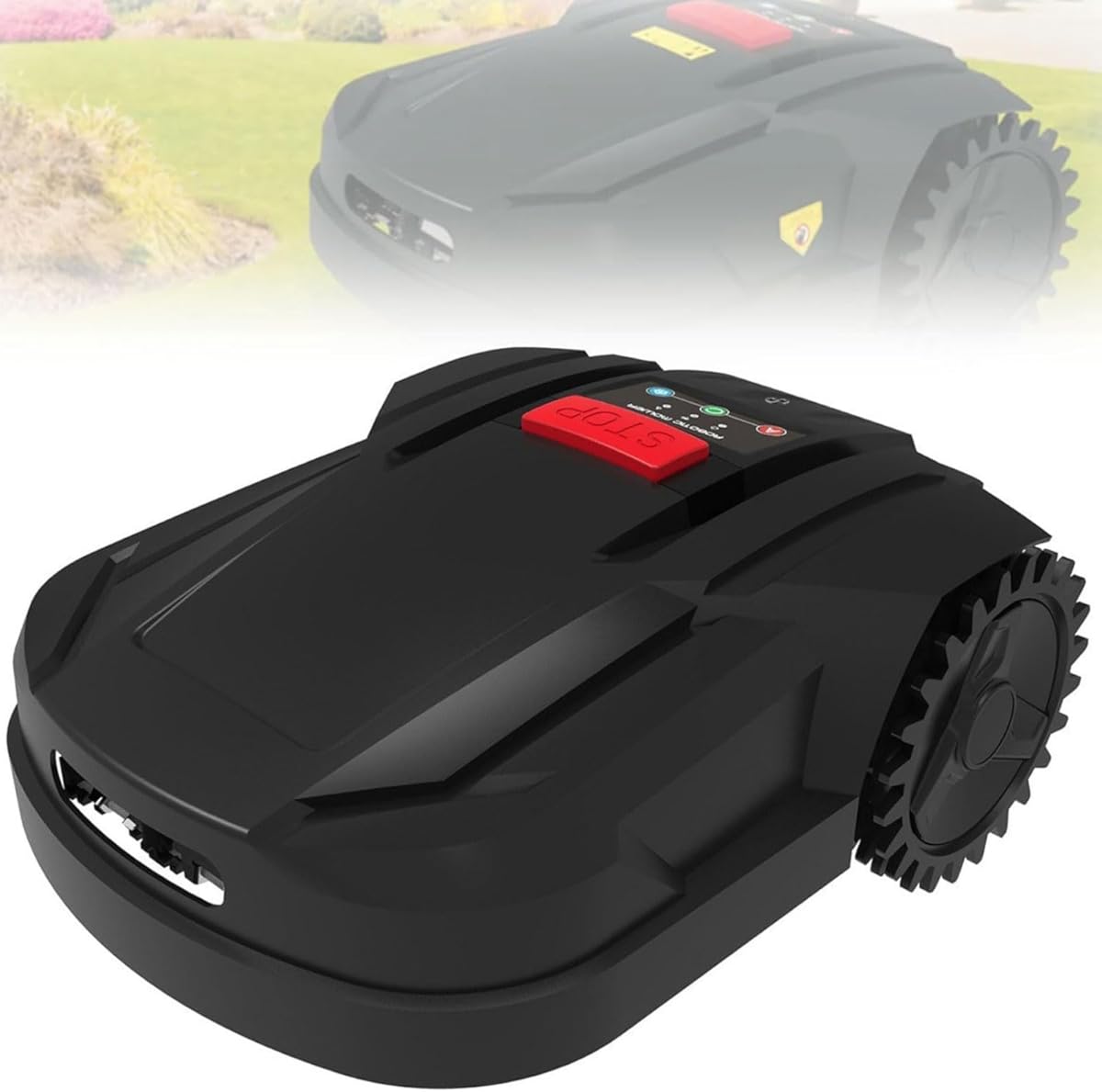 Smart Robot Lawn Mower,Lawnmower Robotic with APP Control,Automatic Grass Cutting Machine for 800㎡ Lawn,Auto Recharge WiFi Smartphone,for Lawns/Gardens