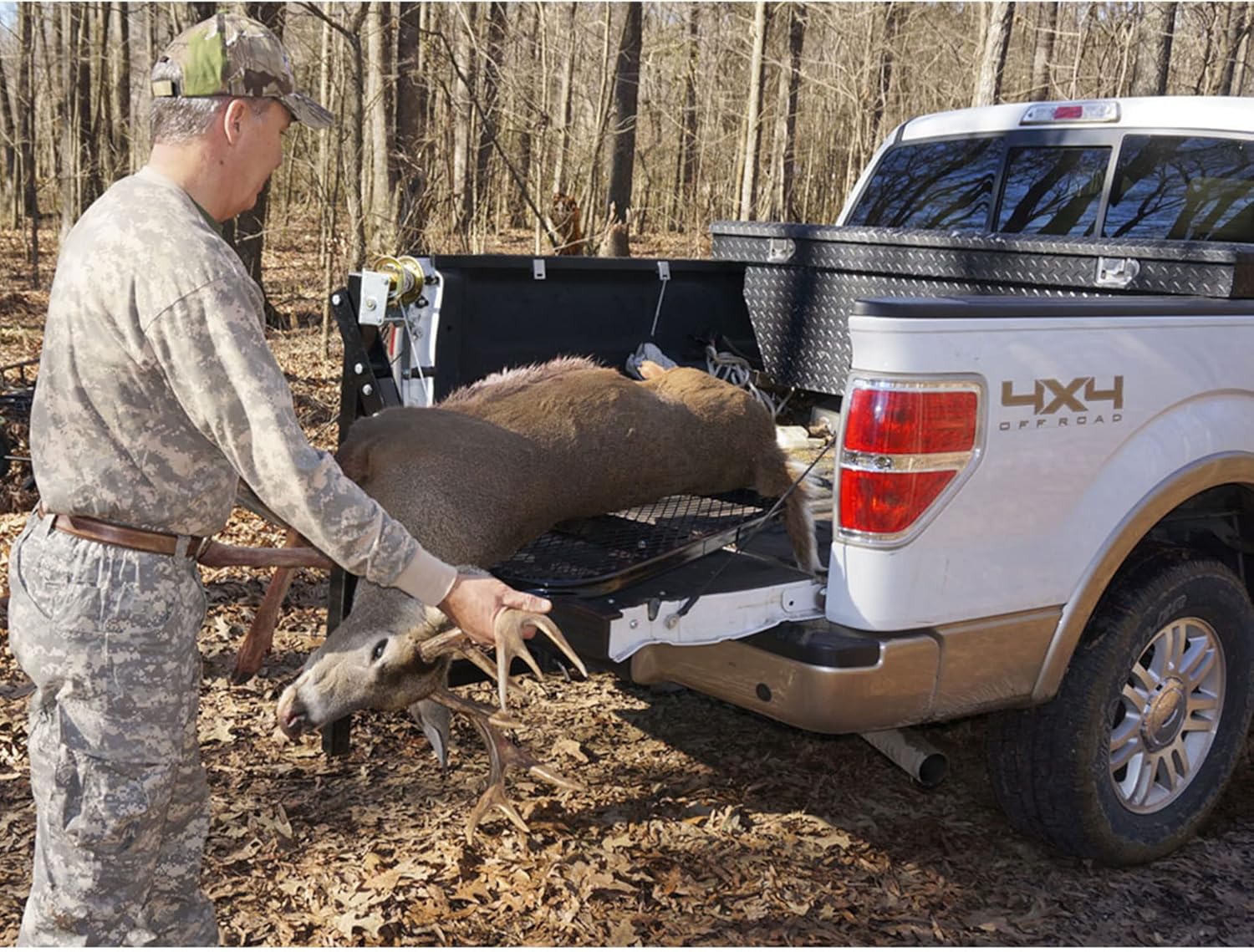Viking Solutions SwiveLift Durable Lightweight Foldable Easy to Use Portable Big Game Hitch-Mounted Lifting System