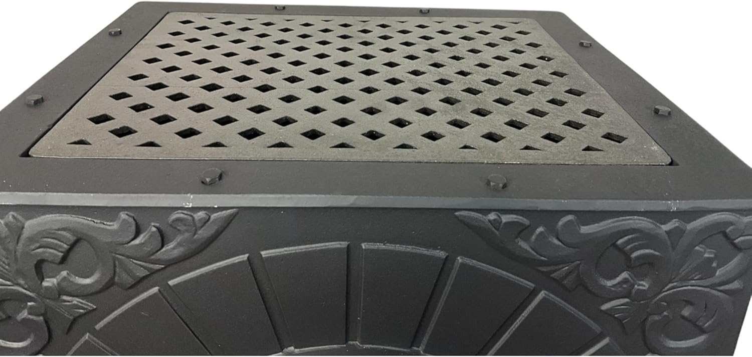 The Blue Rooster Chiminea and Fire Pit Grate - 1 Piece Casita Cooking Grate 10.75 X 13.75