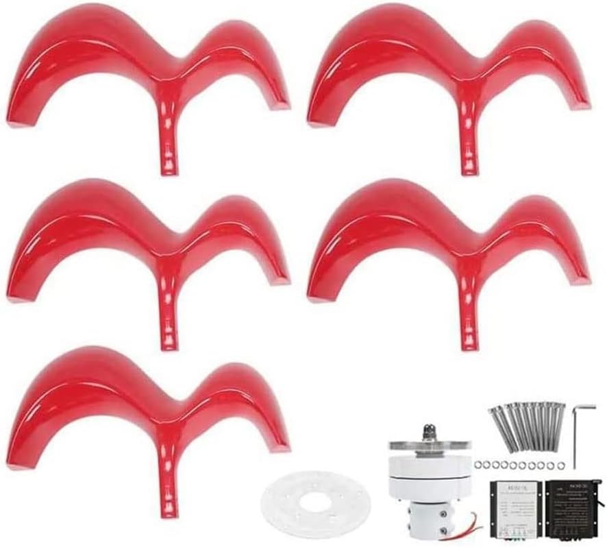 Vertical Wind Turbine Generator, 400W Wind Turbine Kit, Wind Power Generator with Controller for Home, Chalet, Boat, Marine