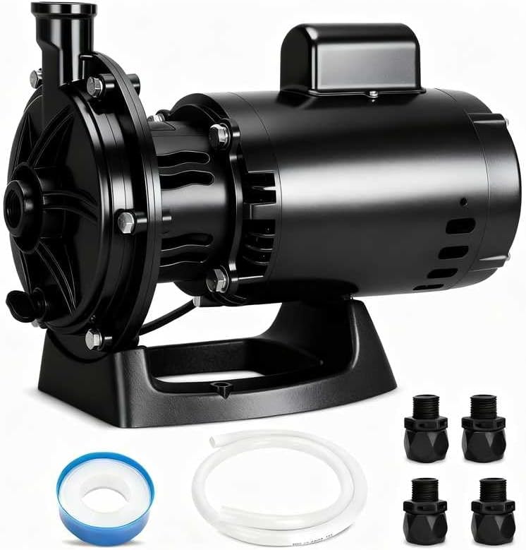PB4-60 Booster Pump,3/4 HP Replacement for polaris PB4-60 Pool Booster Pump Compatible With polaris 180 280 380 480 3900 Pressure Side Pool Cleaners, Dual Voltage 115V/230V, with Hose & Fittings