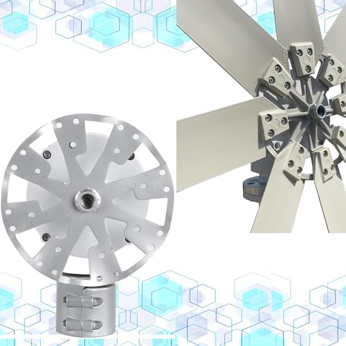 20000W Wind Turbine Generator 12V/24V/48V, Small Vertical AC Three-Phase with MPPT Controller, 10 Blades, Ideal for Home & Factory Power Solutions