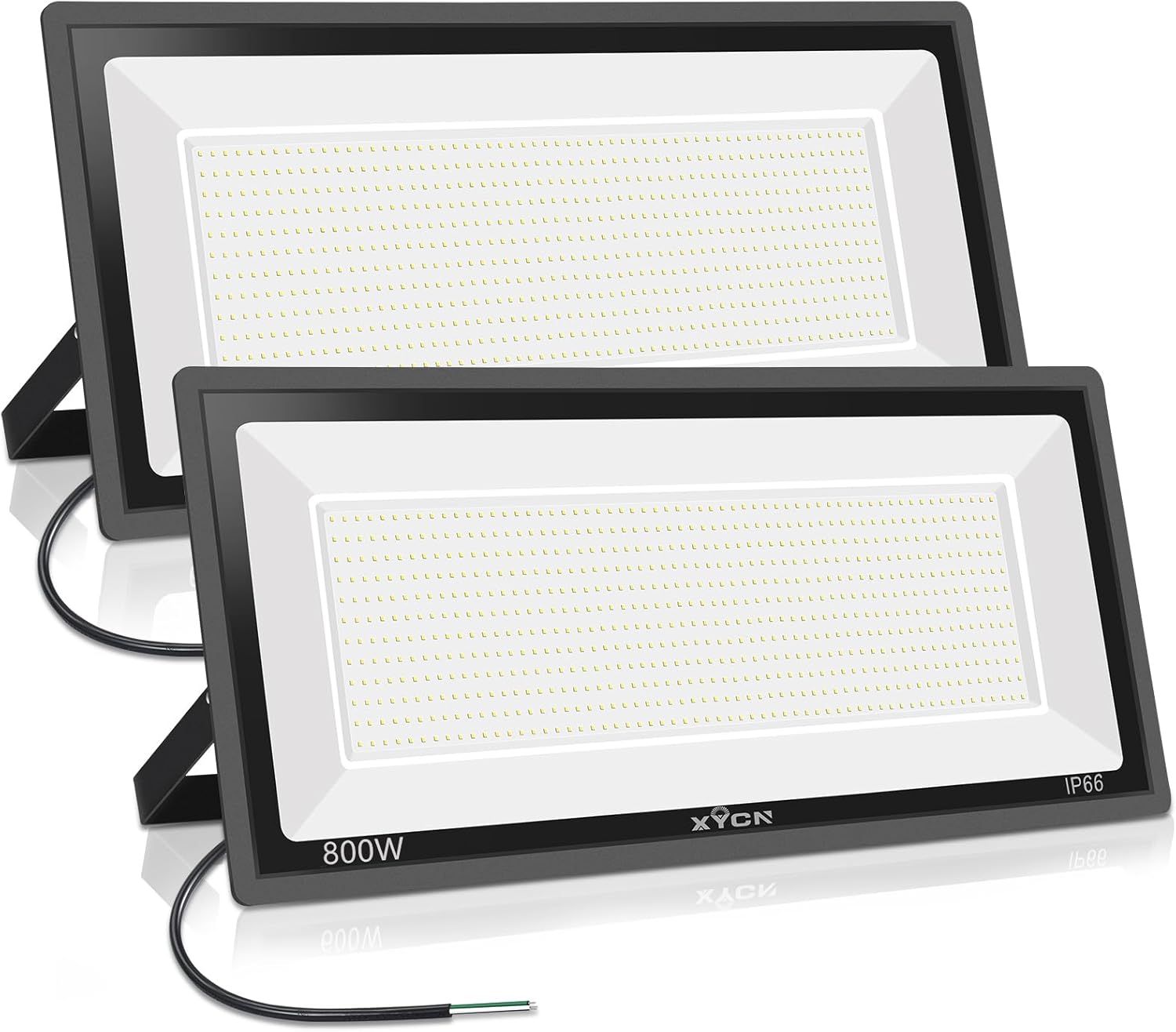 800W 2pack LED Flood Lights,3700 watt Equivalent 89500LM Super Bright Outdoor LED Arena Lights 100-277V IP65 Waterproof 5000K Daylight Commercial Lighting for Stadium,Backyard, Parking lot etc