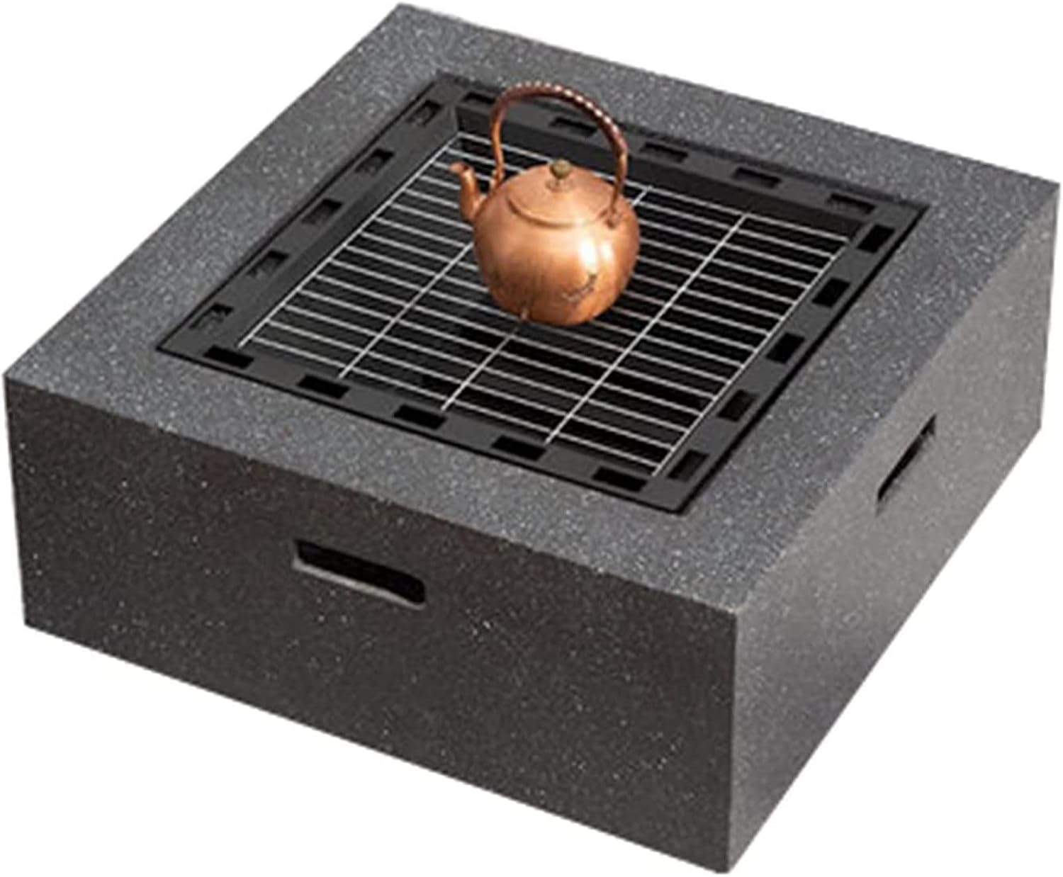 Garden Fire Pit Grill Bowl Grill Barbecue Rack Fire Pit Outdoor Wood Burning fire Pit, with Spark Screen, Fireplace Poker, Outdoor Courtyard fire Pit, with Barbecue Set