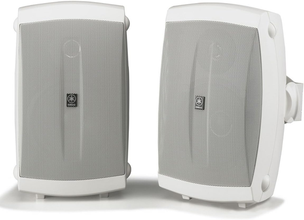 Yamaha Audio NS-AW150W 2-Way Indoor/Outdoor Speakers (Pair, White)