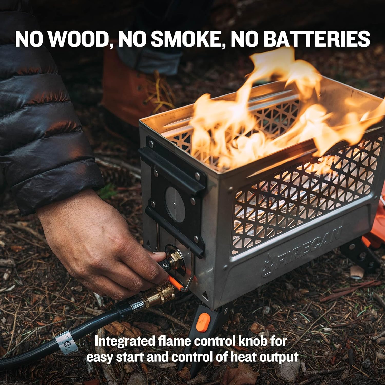 Ignik FireCan Elite Fire Pit + Moon Rocks