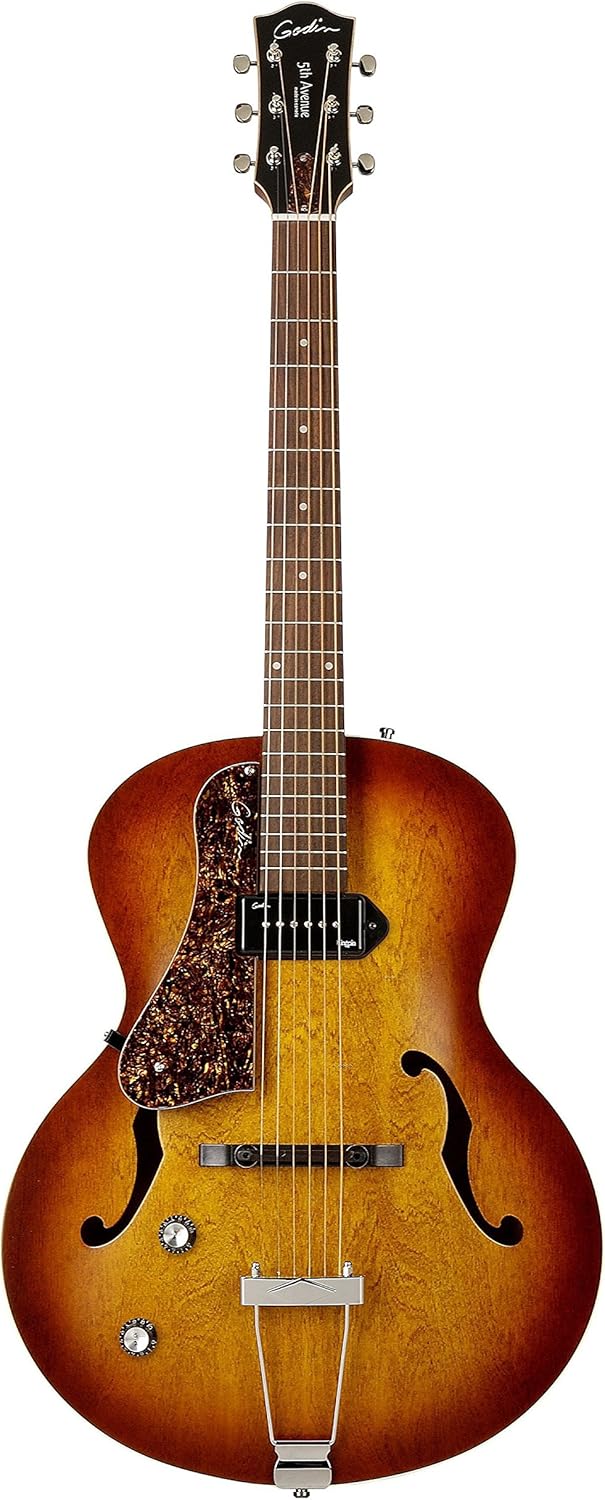 Godin 037728 Left Handed Cognac 5th Avenue Kingpin