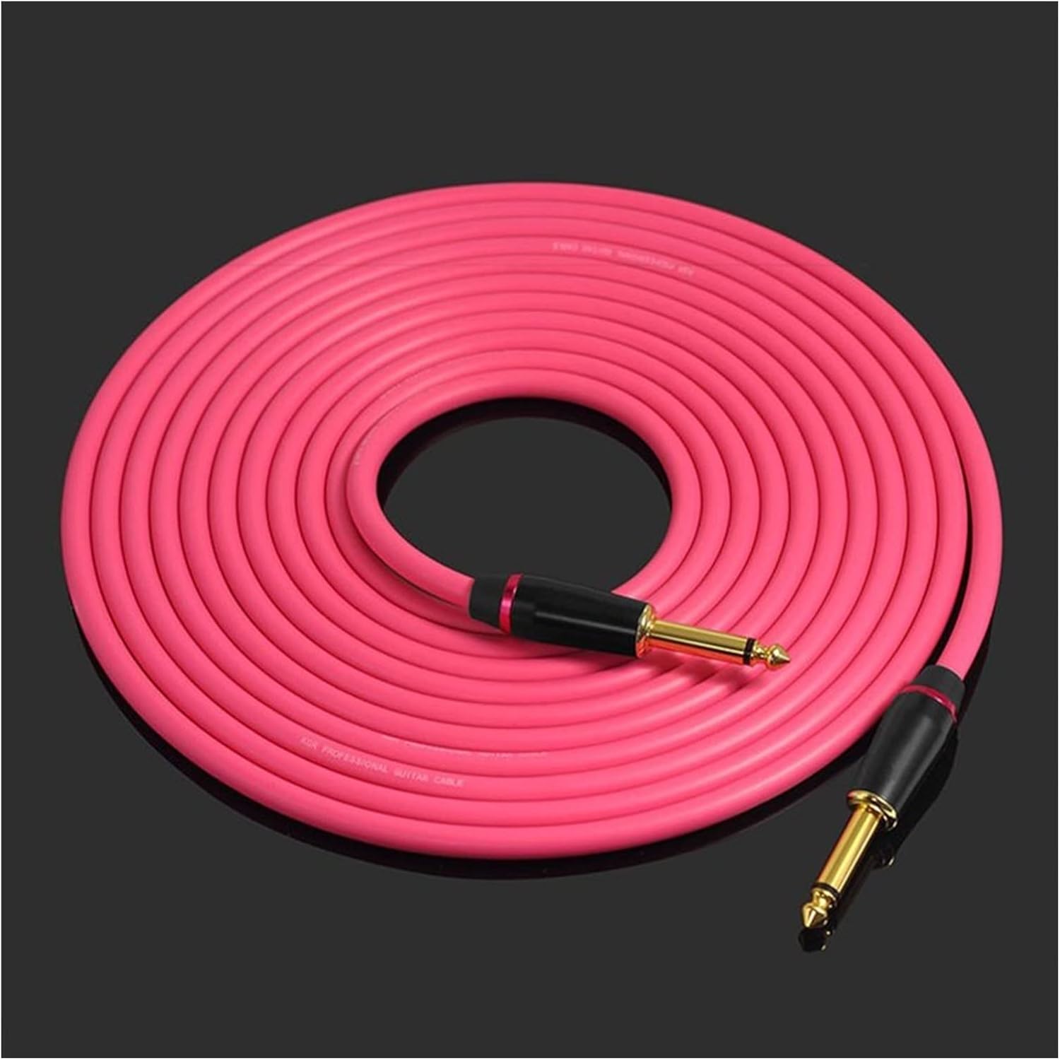 Guitar Cable Electric Guitar Cable Connecting Line Bass Keyboard Drum Copper Noise Reduction Shield (Color : 01, Size : 6m)