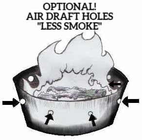 Fire Pit Campfire Ring Large 60