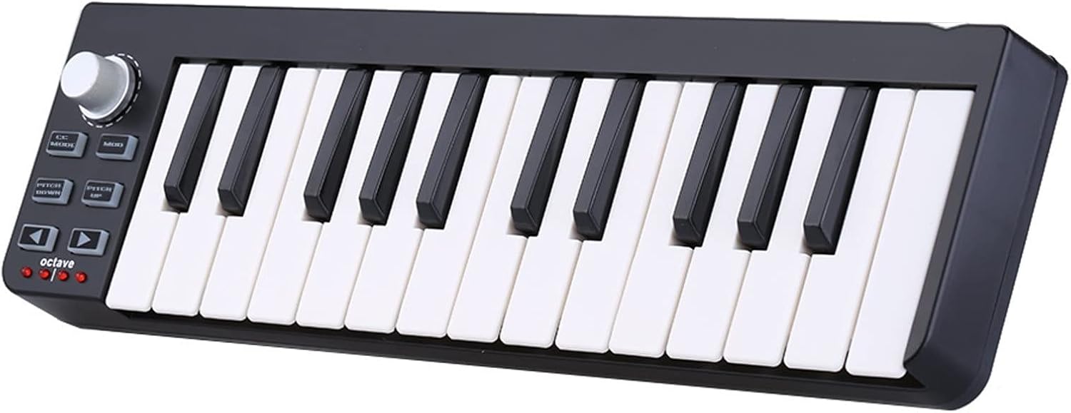 Keyboard Piano 25 Portable MIDI Keyboard Mini 25-Key USB MIDI Controller 25-Key MIDI Keyboard Controller Instruments