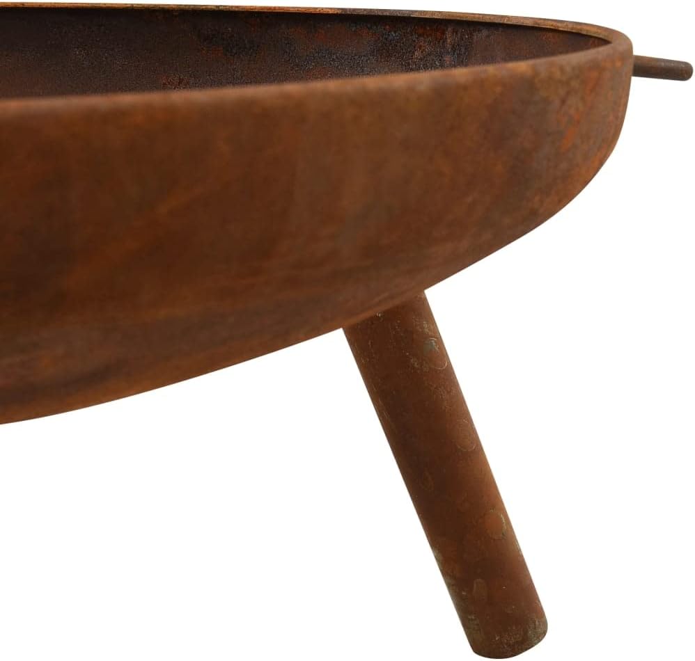 Outside Metal Backyard Bonfire Patio Fire Bowl Kit Fire Pit 27.6