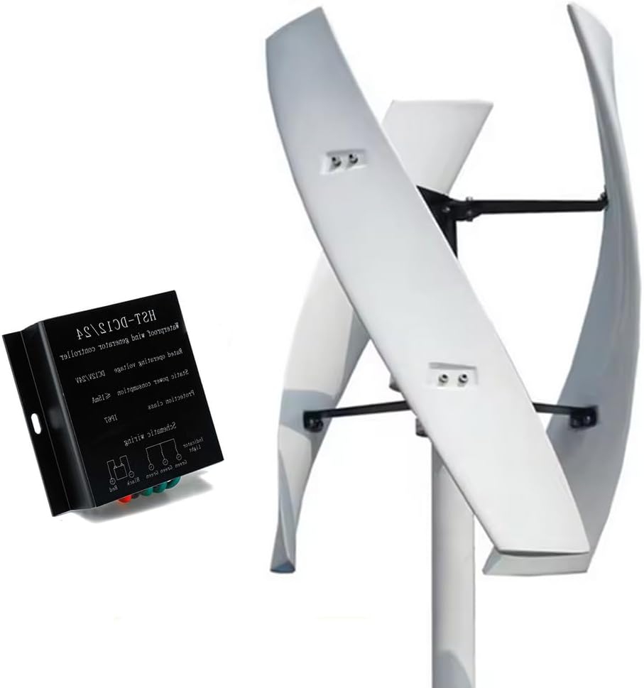 3Phase AC Electrical Horizontal Wind Turbine Generator 12V 24V 48V 220V Magnetic Levitation Wind Turbine with MPPT Controller for Home Street Lighting(3000W)