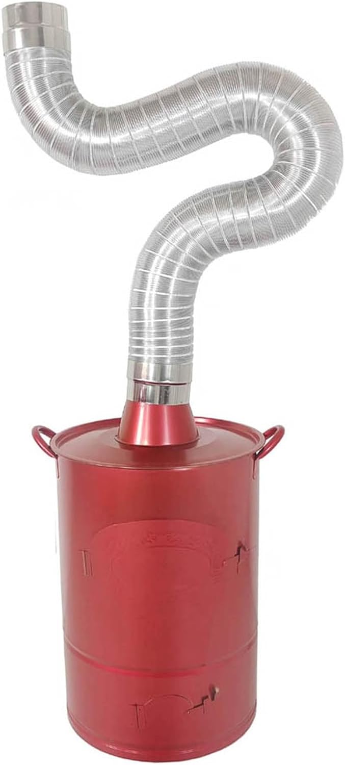 Burn Barrel, Outdoor Fire Pits,Burn Barrel Trash，Stainless Steel Incinerator Cage with Lid，Incinerator，Fire Pit, Burning Garbage, Leaves, Yard Waste, Debris Paper(34cm/13in)