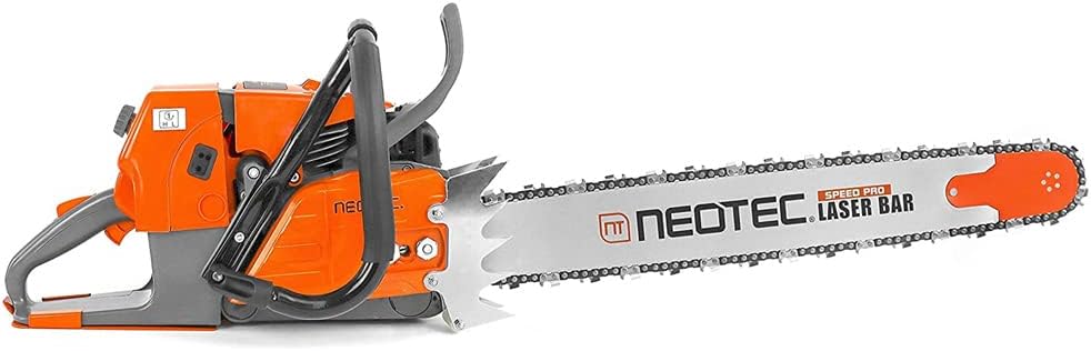 NEOTEC NS892V1 92cc Gas Powered Chainsaw with 36 inch Bar and Chain 5.2KW 7HP 2-Cycle Engine Motosierra De Gasolina Chain Saw Big Wood Cutting Tree Pruning All Parts Fits for MS660 G660
