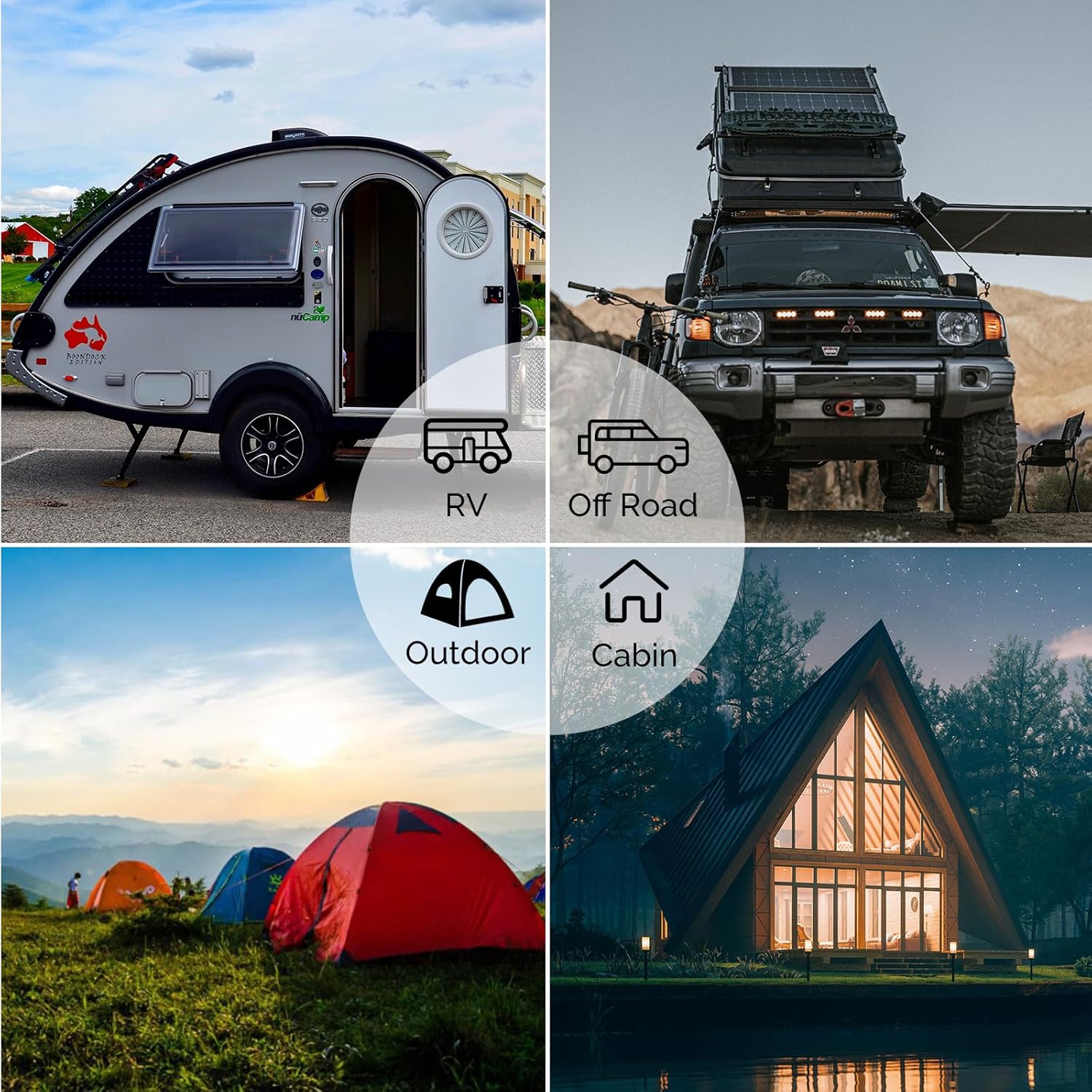 Renogy 100 Watt 12 Volt Portable Solar Panel with Waterproof 20A Charger Controller Foldable 100W Solar Suitcase with Adjustable Kickstand for Power Station, 100W Panel-20A Controller, Black