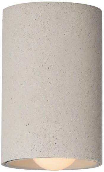 ET2 Pilar 7W 1 LED 4.5 Inch Wide Outdoor Flush Mount with Sandstone Finish