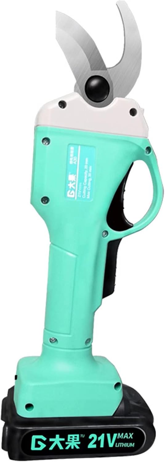 Professional Cordless Pruner Electric Pruning Shears Tree Pruner with Led Lights, 40Mm Cutting Diameter, 1/2Pcs Rechargeable 2Ah Lithium Battery