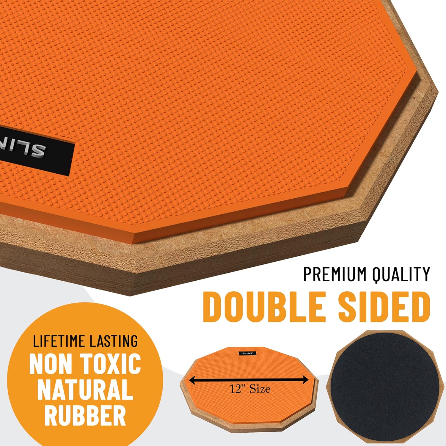 SLINT Drum Practice Pad Set – 12