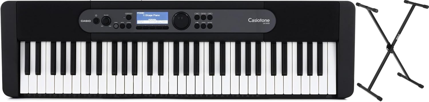 Casio LK-S450 61-key Arranger Keyboard with Stand