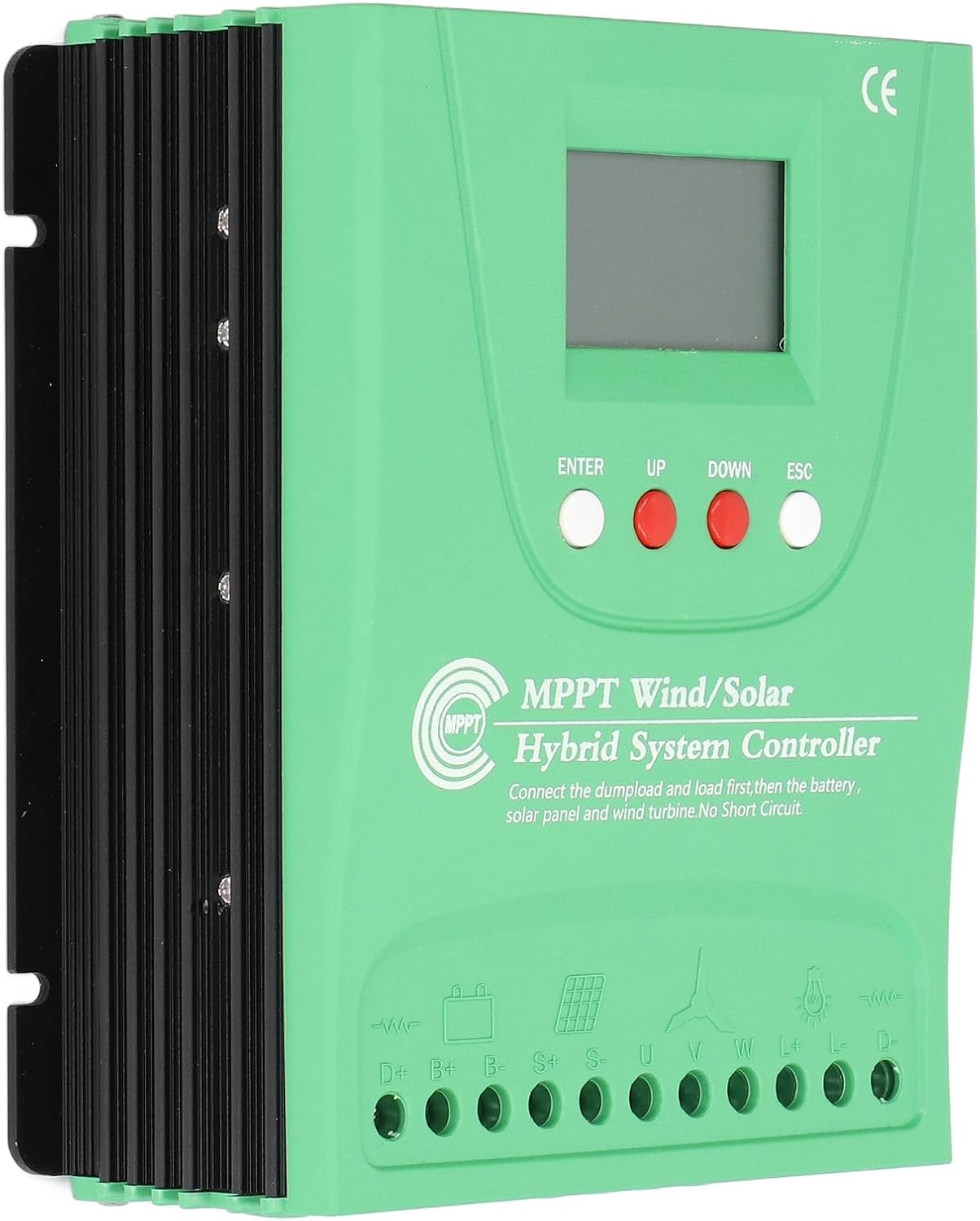 12V 24V Wind Solar Hybrid Charge Controller with LCD Display MPPT Boost Charge Wind Solar Controller (GPI6060)