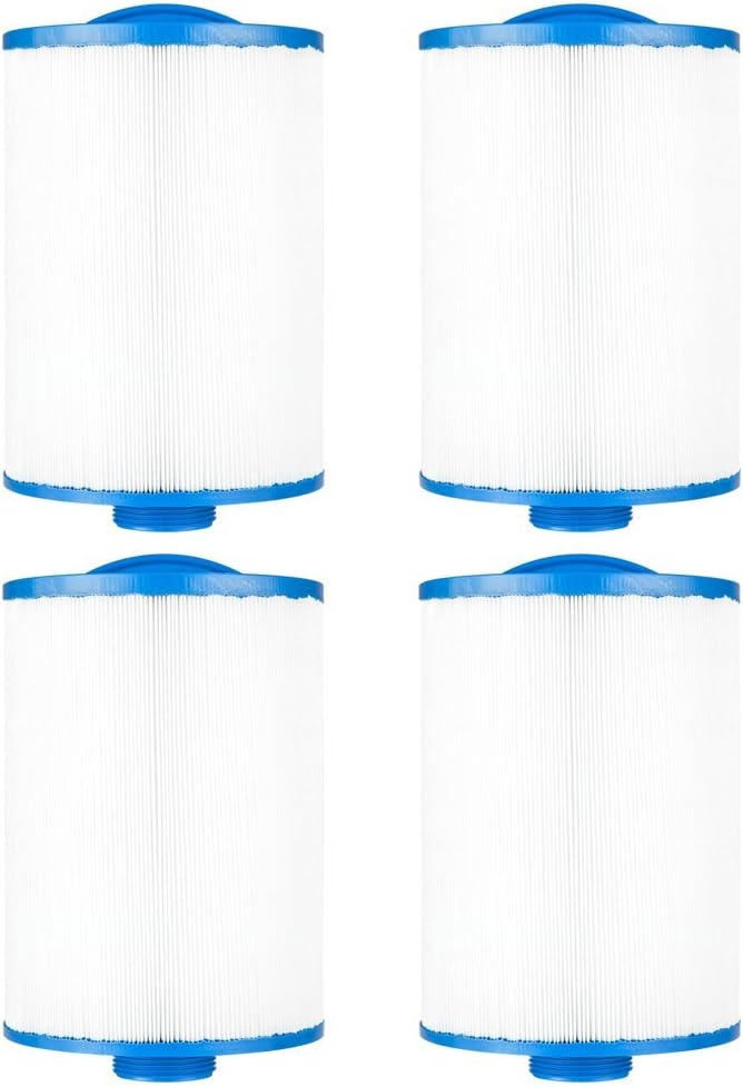 Clear Choice Pool Spa Filter 5.63 Dia x 8.00 in Cartridge Replacement for Maxx Spa of Canada Baleen AK-90109 Filbur FC-0300, [4-Pack]