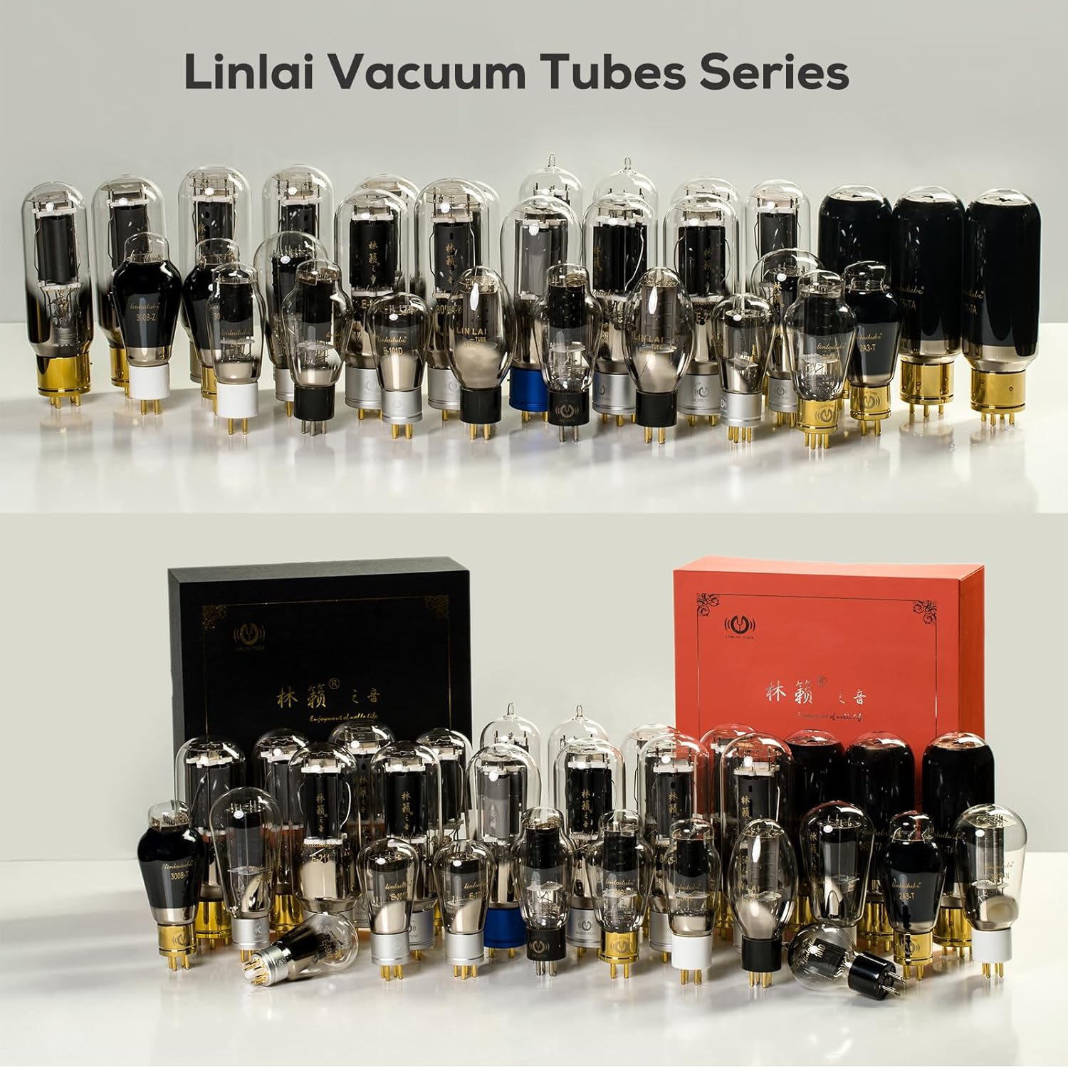 LINLAI 6SN7 1 Pair Free Matching Vacuum Tube for Hifi Audio Amplifier (6SN7)