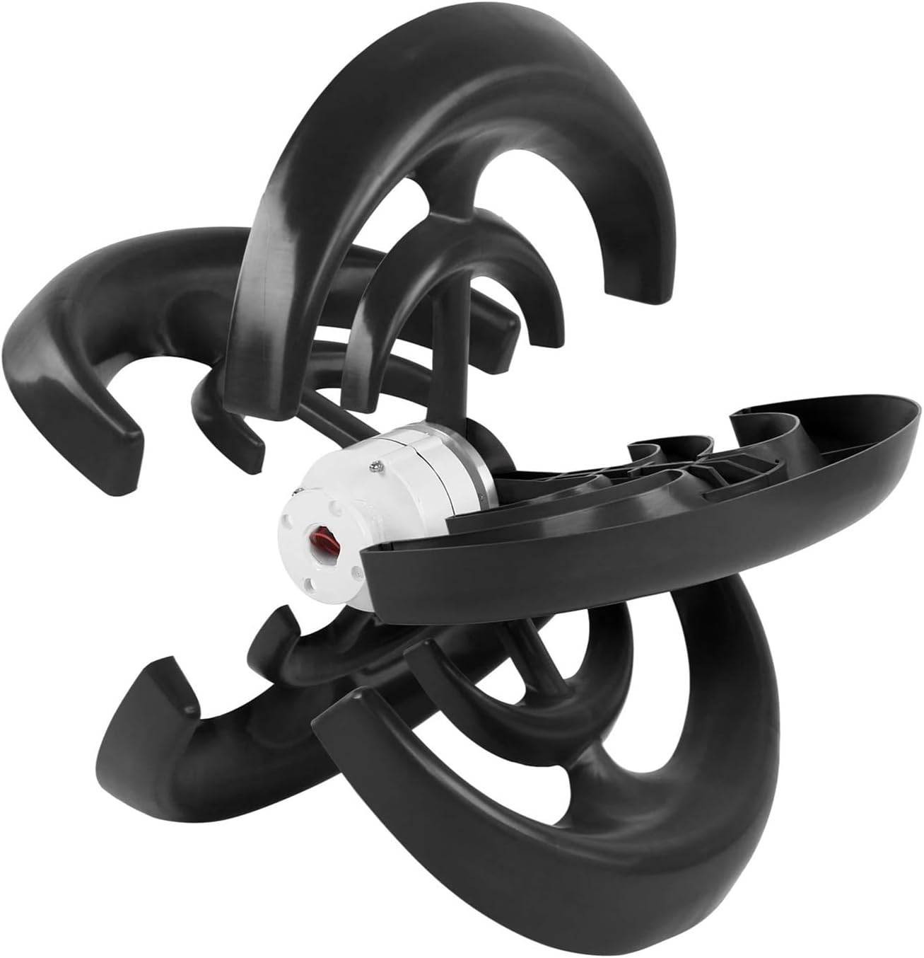 Wind Generator, 1000W Wind s Kit 5 Blades Power Generator for Boat Charging Black Lantern Type Industrial Energy Equipment Wind Generator,for Home Boat Marine(1000w)