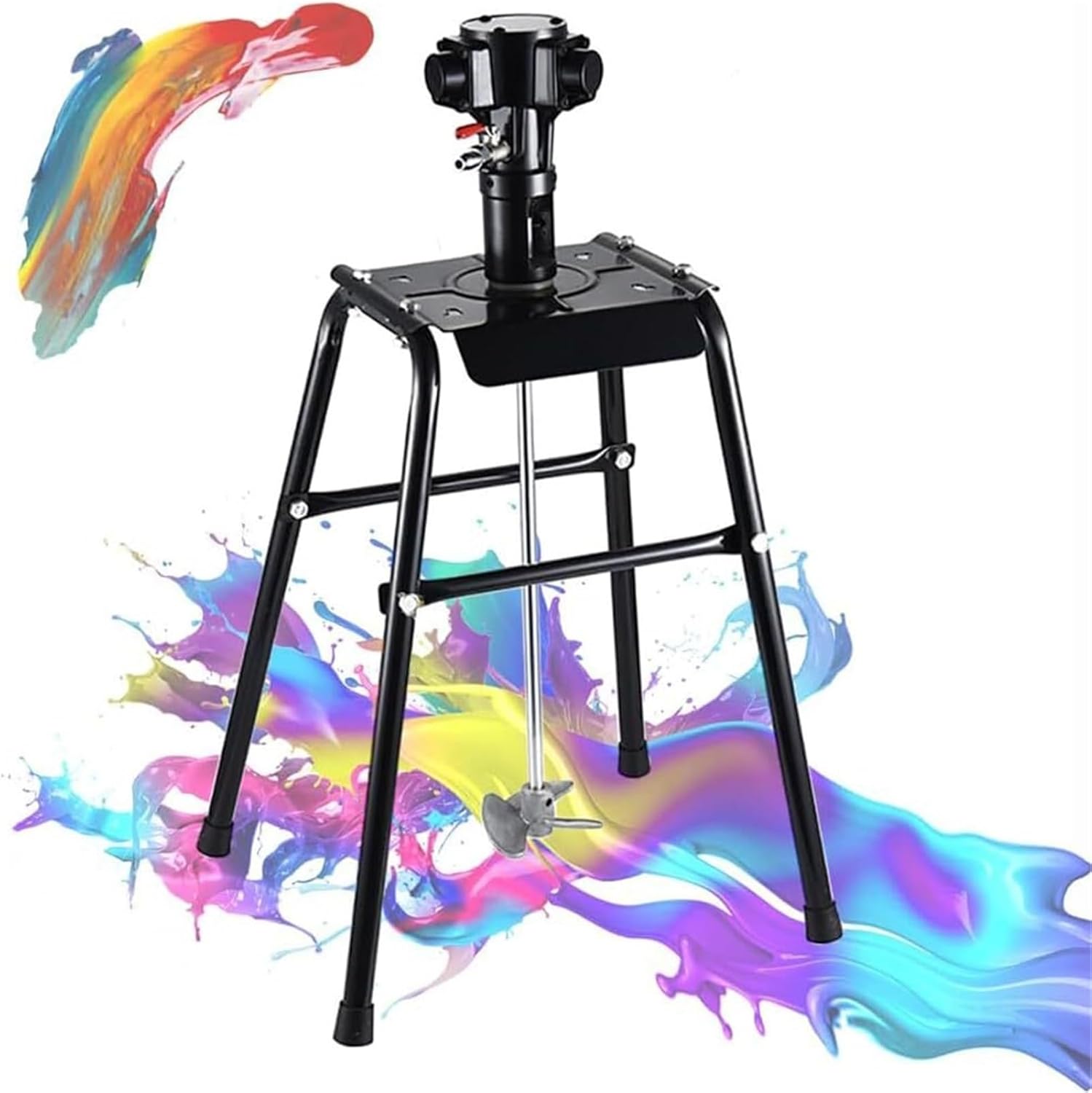 Power Air Agitator Blender Stirrer,Pneumatic Paint Mixer Machine,5 Gallon/20L Pneumatic Paint Mixer Machine,Desktop Vertical Air Agitator