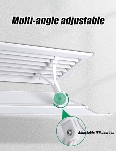 Air Conditioner Air Deflector Air Conditioner Vent Deflector, Adjustable Airflow Direction, Purifying Filter Cotton