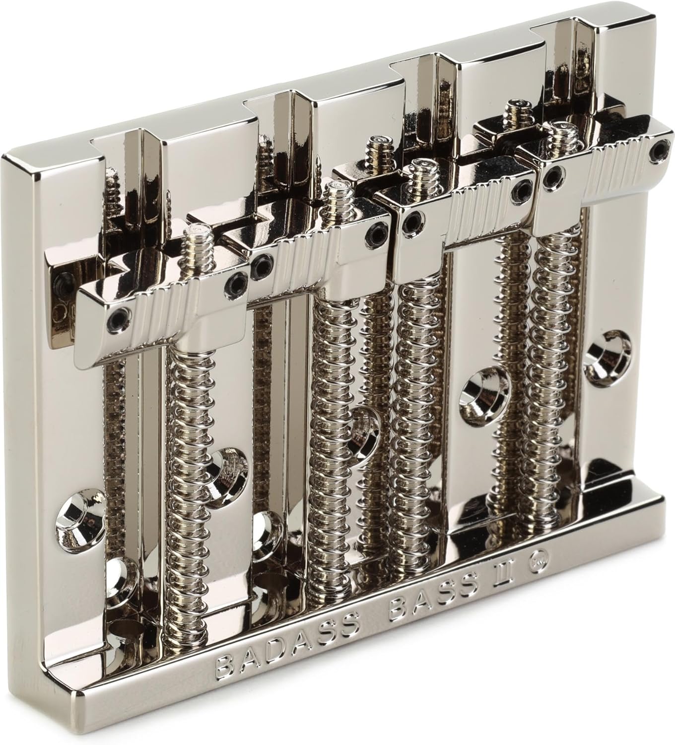 Leo Quan Badass II 4-String High-mass Bass Bridge - Nickel