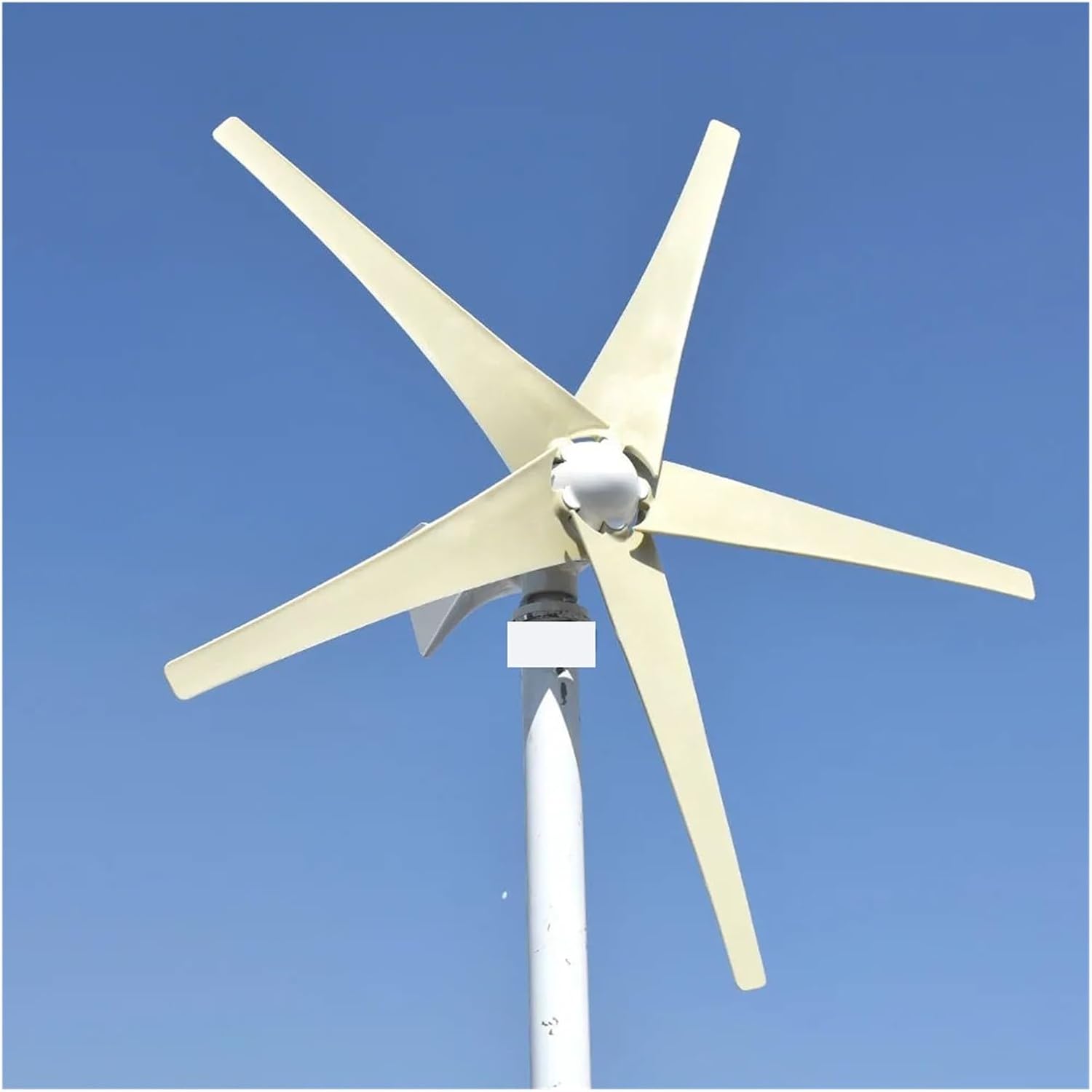 Wind Turbine Generator 3000W 5000W 7000W 12V 24V 48V 3 Blades Horizontal Wind Turbine Power Generator Windmill With MPPT Hybrid Charger Controller Low Starting Speed for Home(Hybrid control,48V_3000W)
