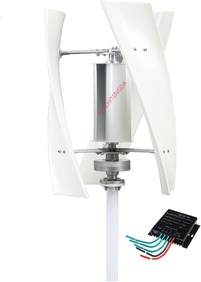 3000W Wind Turbine Generator Kit,12V 24V 48V Maglev Wind Turbine Generator Vertical Windmill 3 Phase Wind Power Suitable for Outdoor Lighting Power Generation