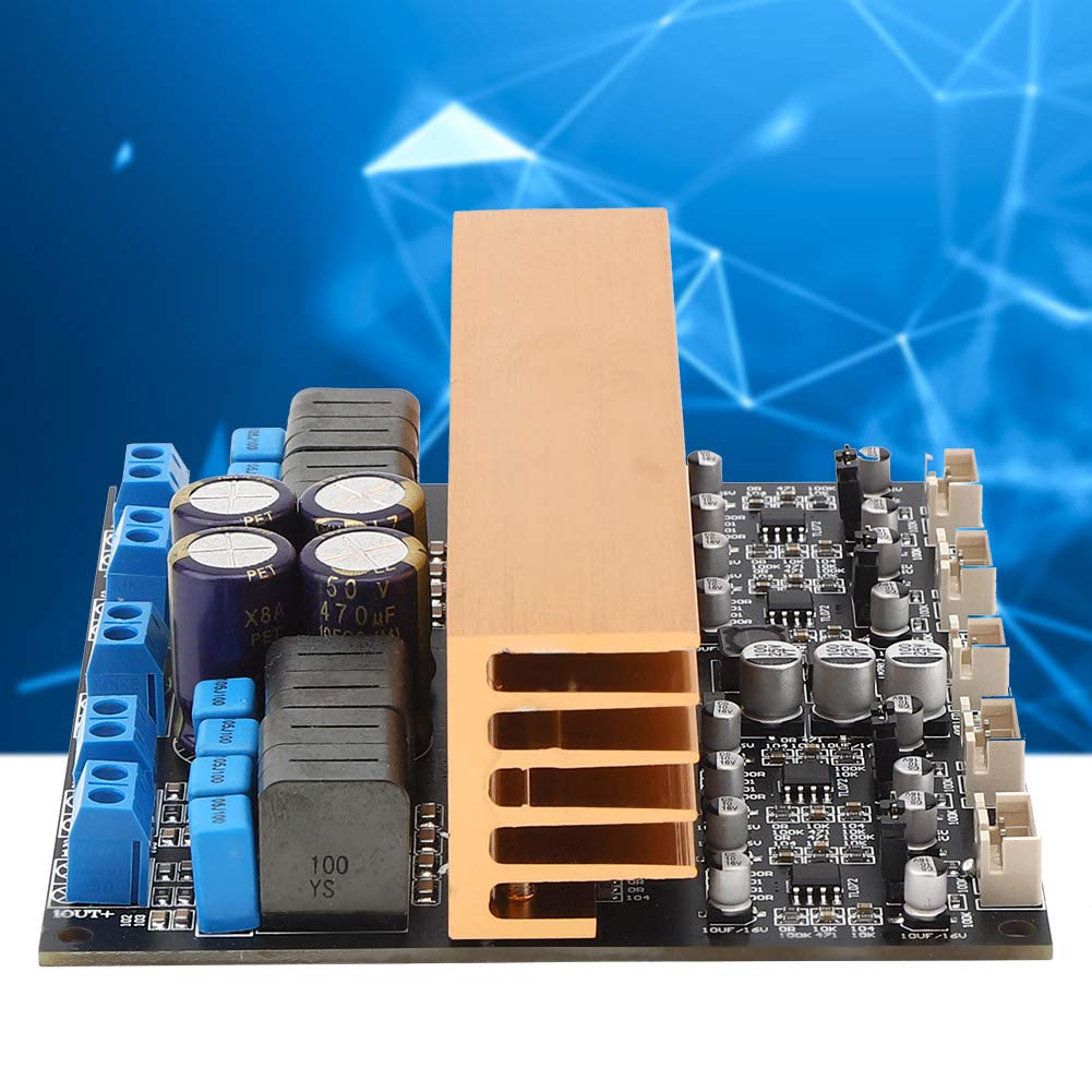 TP255 Digital Amplifier Board, AMP Module o Parts, 4 Channel High Power Class D Amplifier Board with Imported Chip, Clear Sound for Home Theater and o Systems