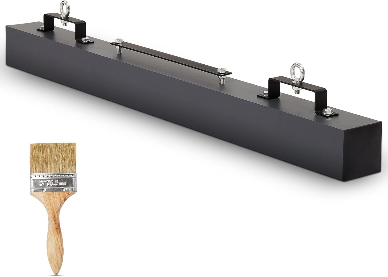 Garvee Magnetic Sweeper 48'' Hanging Magnet Sweeper 120 LBS Magnetic Forklift Sweeper Industrial Magnets for Picking Up Nails, Bolts, Iron Chips Steel Material Magnet Accessories (48 Inch)