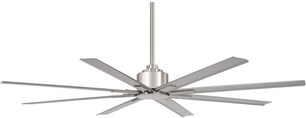 Minka Aire Xtreme H2O 84 in. Indoor/Outdoor Brushed Nickel Wet Ceiling Fan with Remote Control