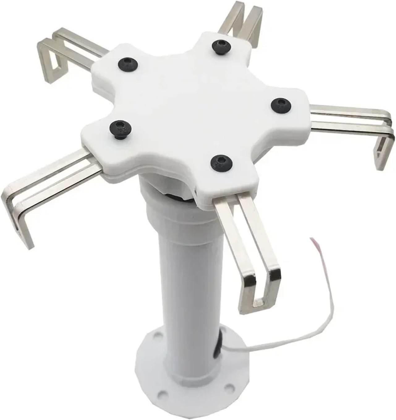 35W Vertical Axis Wind Turbine Model DIY 5 Blades Three Phase Permanent Magnet Brushless Generator Portable Low Speed Windmill for Physical Power Generation Experiment(Model 2)