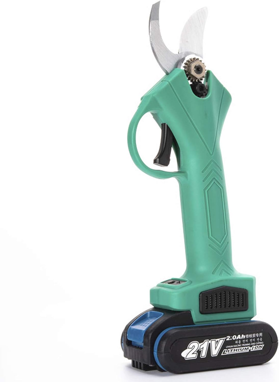 Cordless Electric Pruning Shears Hedge Trimmer Rechargeable Power Replacement SK5 Blades Sharp Rust-Free for Gardens Parks Farms,2 Batteries