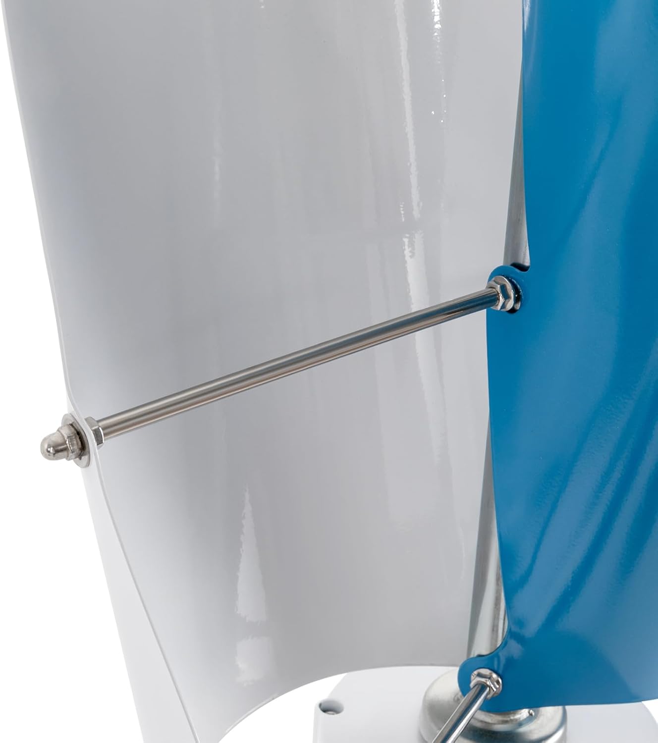 500W Vertical Axis Wind Turbine Kit - Home Wind Power System, Permanent Magnet Generator for Boats, Gazebos (12V Blue)