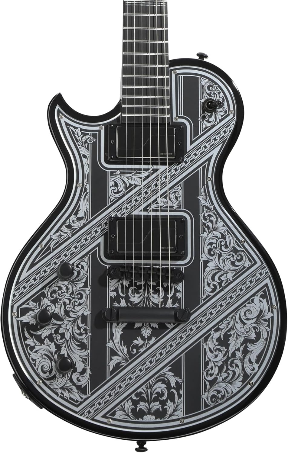 Schecter Solo II Przym Palladium Left-handed Electric Guitar - Gloss Black, Przym