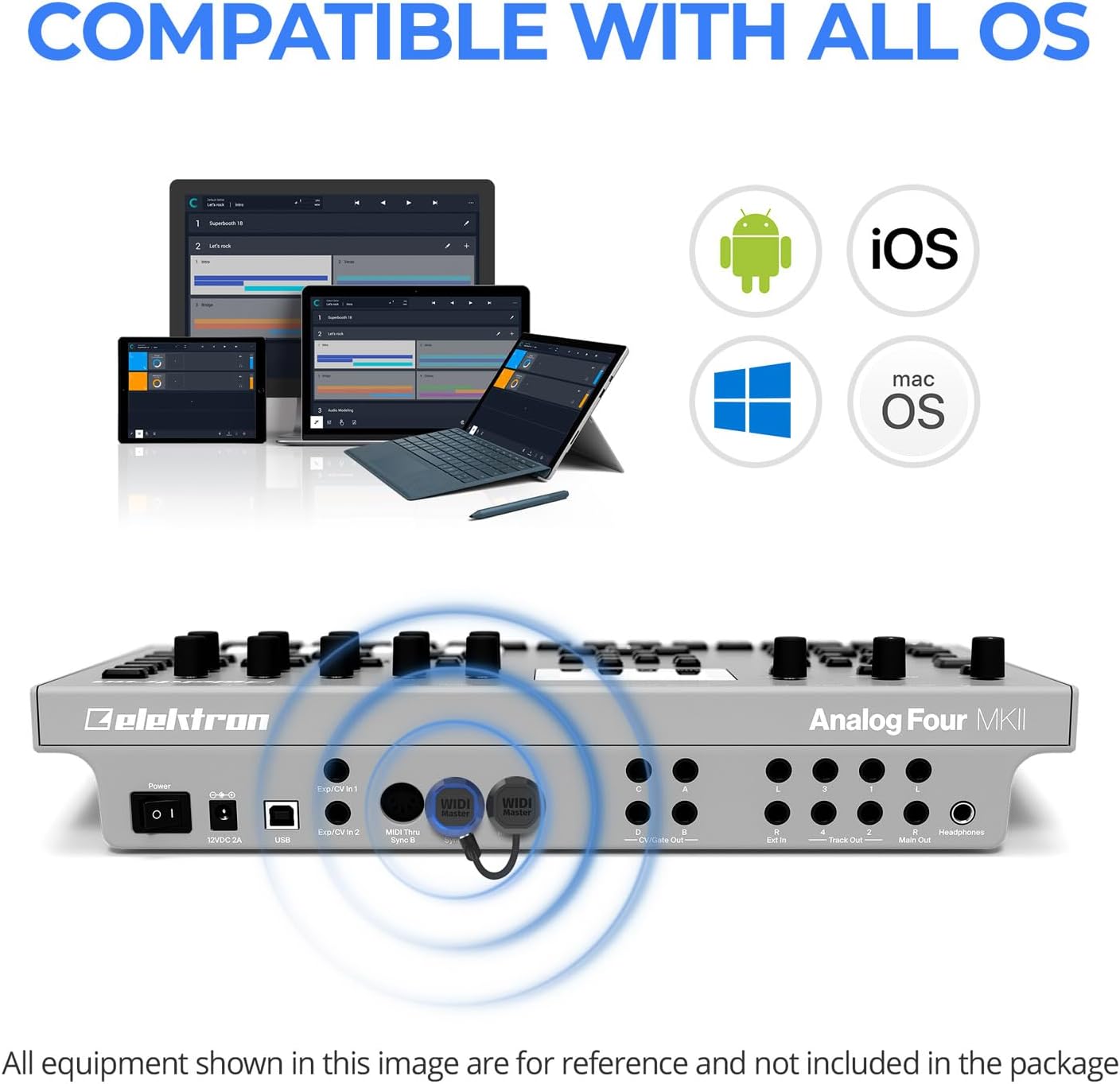 CME WIDI Master + WIDI Master Blue Limited Edition Pack - Connect MIDI devices via 5-pin DIN MIDI ports - Ultra-low 3ms Latency Premium Bluetooth MIDI