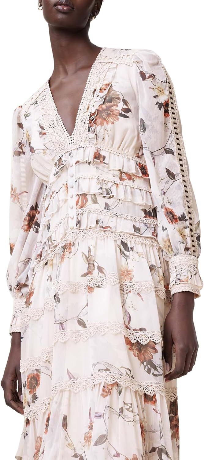 AllSaints Women's Zora Midi Dress