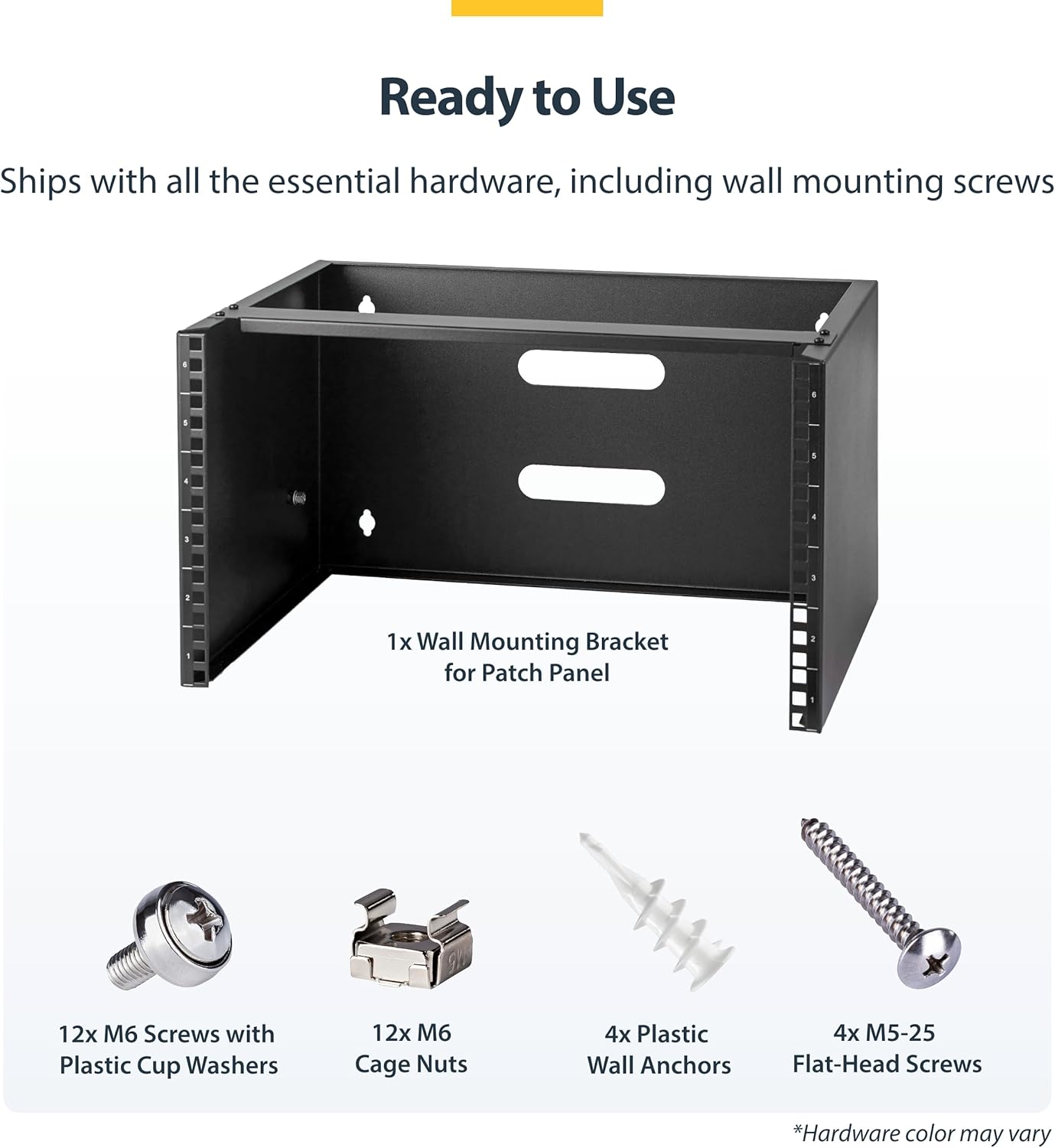 StarTech.com 6U Wall Mount Network Rack - 14 Inch Deep (Low Profile) - 19