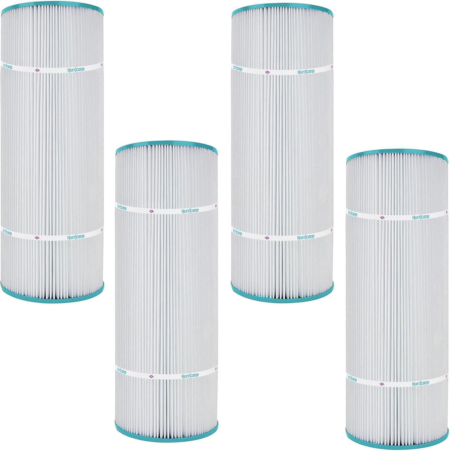 Hurricane Filters 4 Pack HF7470-04 Advanced Pool Filter Cartridge - Replacement for PCC80, Unicel C-7470, Filbur FC-1976, Pentair Clean & Clear 320