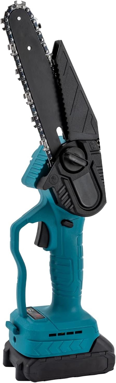 Cordless Pole Saw 10-Inch with Brushless Motor & 2.0Ah Battery, Telescoping Extension Pole (8-12FT), Automatic Oiling & Mini Chainsaw 2-in-1 for Tree Trimming and Branch Cutting