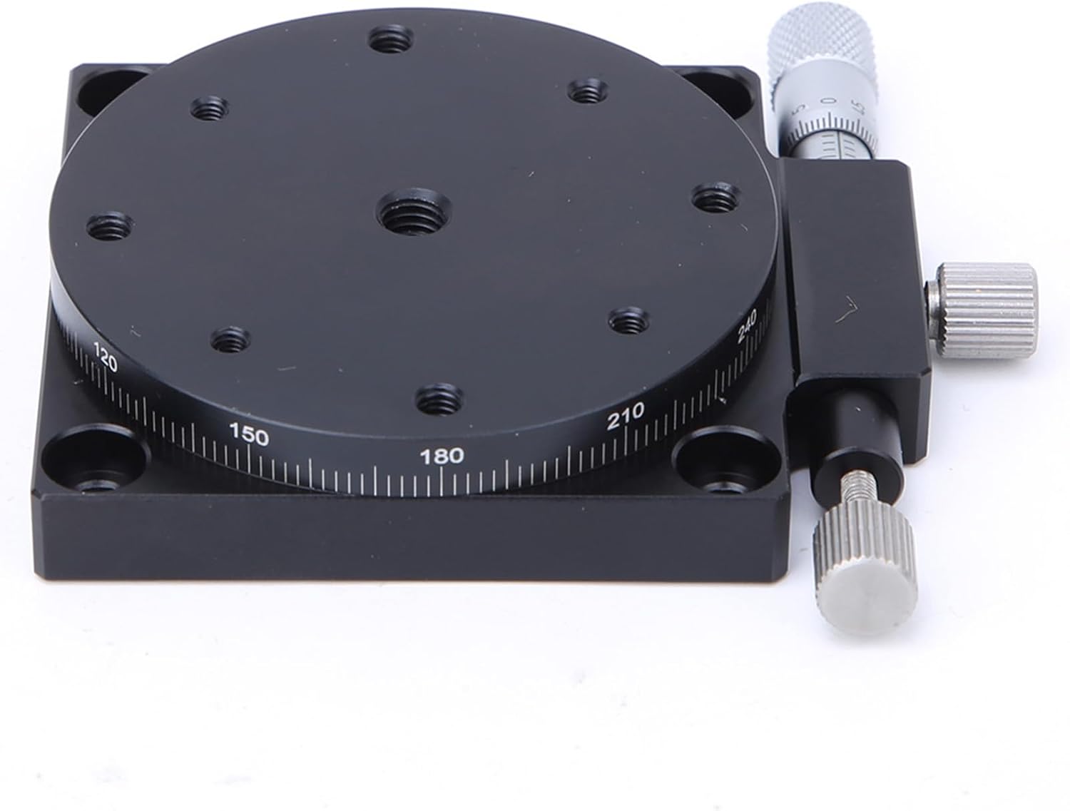 Fine Adjustment RS60‑L Manual Trimming Station Displacement Linear Stage Table for Precision Positioning,Production Machinery Vernier Scale